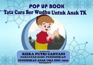 POP UP BOOK AUDIOVISUAL TENTANG TATA CARA BERWUDHU